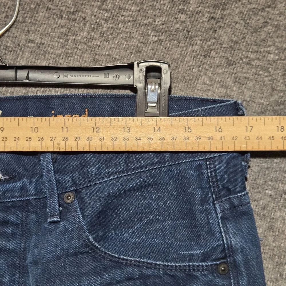 7‎ For All Mankind Jared Men Straight Leg Jeans Dark Wash Blue Sz 32 33x33